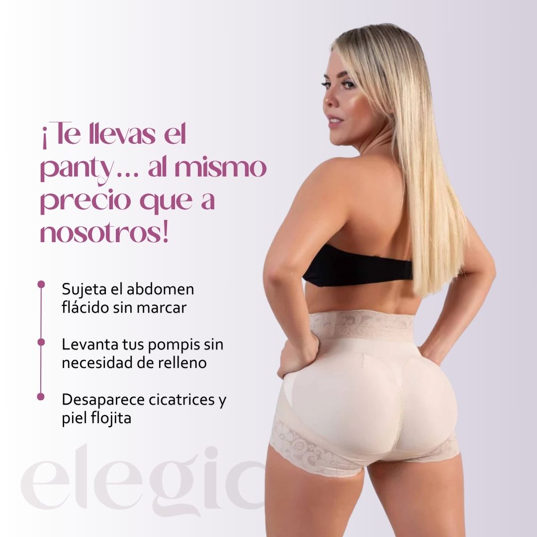 "Panty levanta cola"- el panty que enloquece miradas… y hoy lo tienes casi regalado.